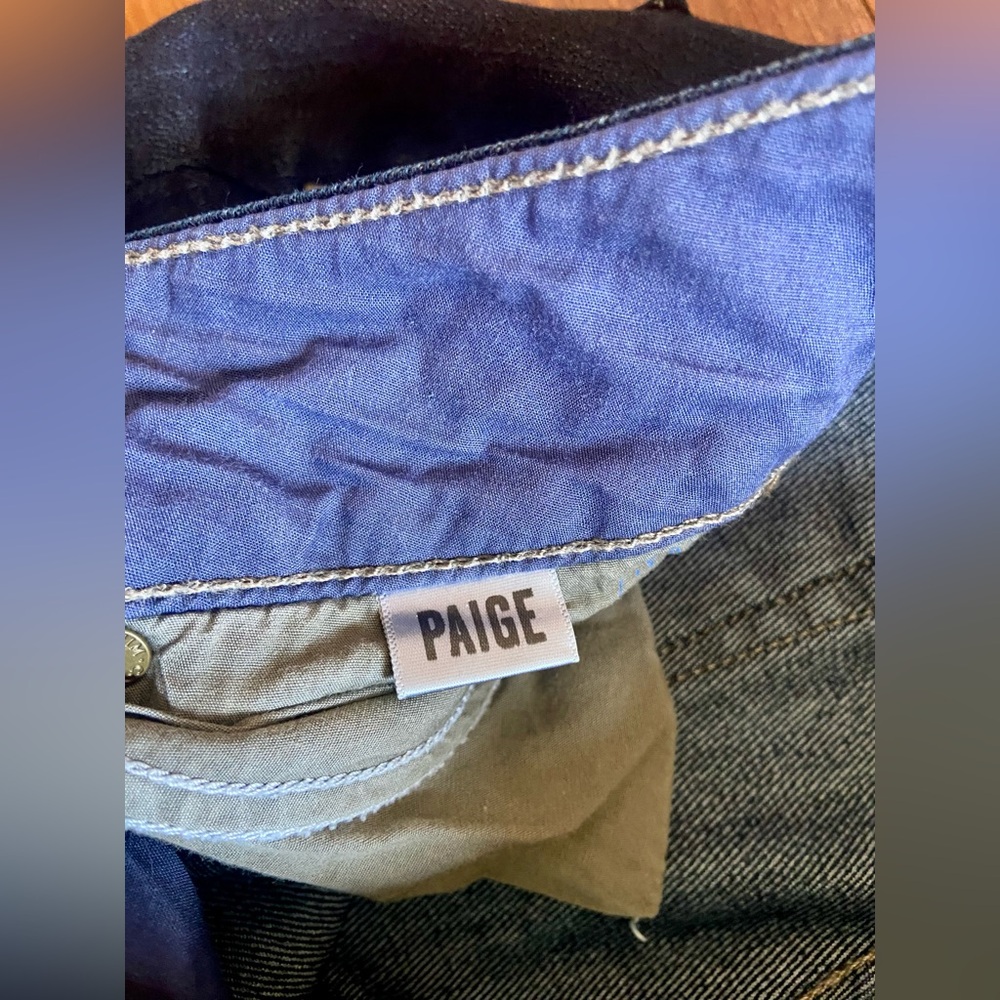 ✨HOST PICK✨ PAIGE Hidden Hills Straight Leg Woman’s’ Denim Jeans Size 26W x 33L - Picture 8 of 9